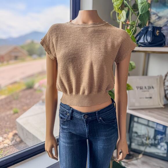 United Colors of Benetton, Linen and Cotton Blend Sweater “Vest”, Women’s Small - Picture 2 of 8